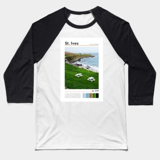 St. Ives, Cornwall Baseball T-Shirt